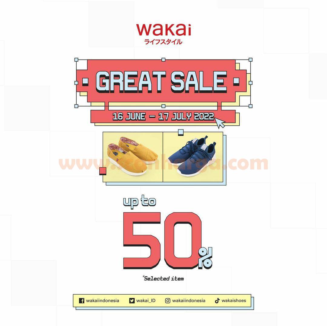 Promo Wakai Jakarta Great Sale – Discount up to 50% Off